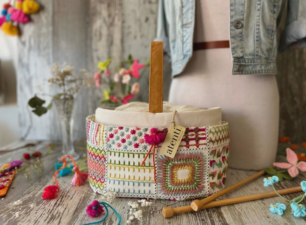 Atenti Knitting and Crochet Organizer Project Bags