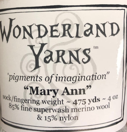 Wonderland Yarns Mary Ann