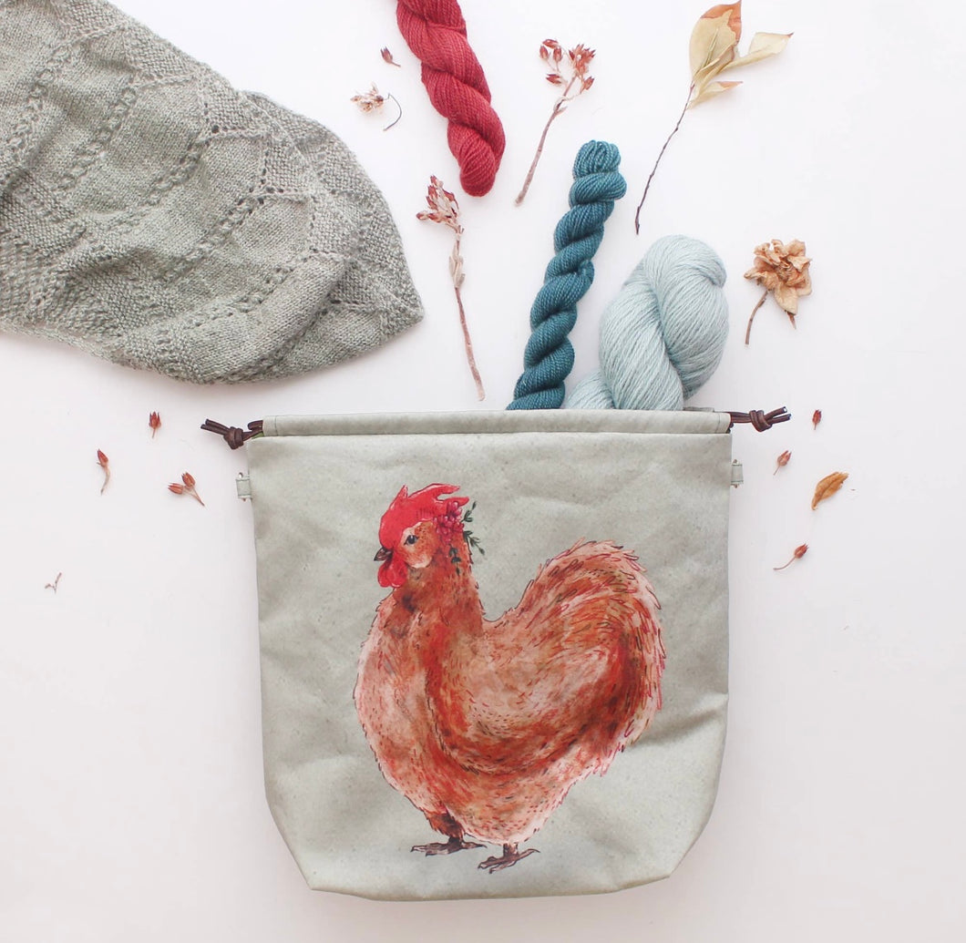 The Blue Rabbit House Small Project Bag